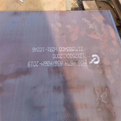CFR A36 A106 S235jr S355jo Πλάκα ή φύλλο από θερμόψυχο χαλύβδινο χάλυβα άνθρακα με αντοχή στην φθορά