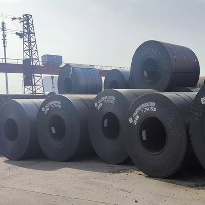 ASTM Ss400 S355 S235 Q345 Q235 Ζεστός έλασης χαμηλού άνθρακα MS Coil HRC με ανοχή 2%