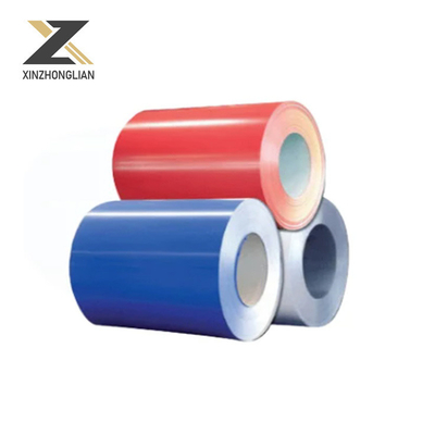 0.12-1.5mm PPGI/PPGL Χρωματιστή επικάλυψη Προχρωματισμένη Ζεστή Ζυγισμένη Σιδηροτροχιά με ανοχή 1%