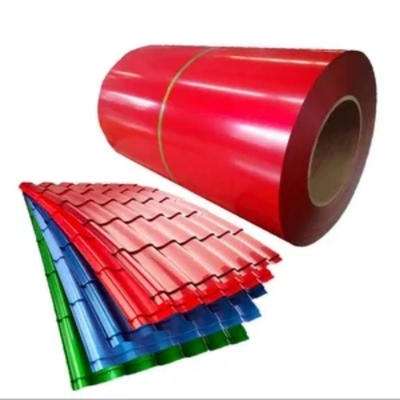 Fob 0.12-1.5mm Χρωματιστή επικάλυψη Ψυχρό έλασης Ζυθοποιημένο Προχρωματισμένο Σίδηρο Φύλλα Coils PPGI PPGL