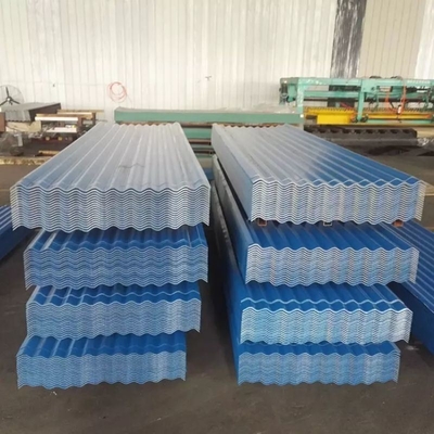 DX51D SGCC Grade 0.12-0.85mm PPGI/PPGL/Gi κυματοειδές φύλλο 30-150g Ζεστό-DIP Ζαλβανωμένο Πίνακα οροφής Πίνακα οροφής Επιχρισμένα φύλλα χάλυβα