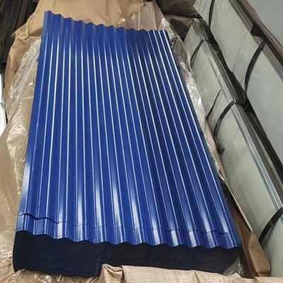 DX51D SGCC Grade 0.12-0.85mm PPGI/PPGL/Gi κυματοειδές φύλλο 30-150g Ζεστό-DIP Ζαλβανωμένο Πίνακα οροφής Πίνακα οροφής Επιχρισμένα φύλλα χάλυβα