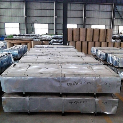 CFR JIS G3302 SGCC Χάλυβες που έχουν τυλιχθεί με κρύο/θερμό βύθιση Σίδηρο Ζυγισμένο φύλλο χάλυβα 0,7 mm-60 mm