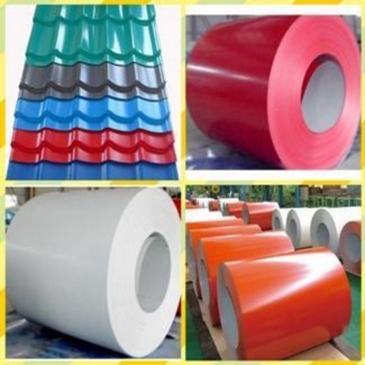 2mm PPGI/PPGL G350 G550 Ral90 Προχρωματισμένο Ζυγισμένο Ζυγγαλμένο Επιστρώσιμο Χάλυβα Στρογγυλοκύλινδρο για υλικό οροφής κτιρίων