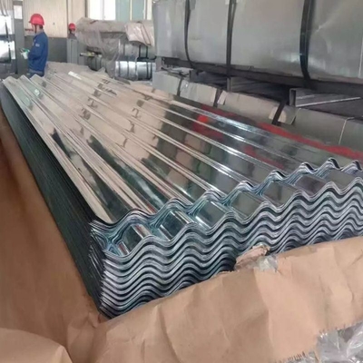 ASTM AISI SGCC Dx51d Dx52D 0.12-6mm Κόκκινο Μπλε Πλήρο σκληρό χρώμα Επιχρισμένο με ψευδάργυρο μεταλλικό κυματοειδές φύλλο οροφής