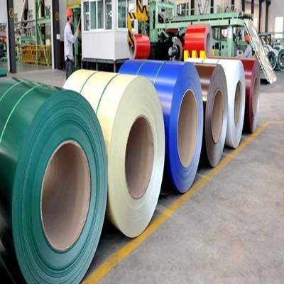 3.0-6.0T Περιοχή βάρους κυλίνδρων PPGI PPGL φύλλα Dx51d Z275 λευκό χαρτί χρωματιστά επικαλυμμένα κυλίνδρια/Bobina De Acero