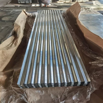 0.12-1.2mm κυματοειδές φύλλο 30-150g Ζεστό-DIP Ζαλβανισμένο Πίνακα οροφής με προσαρμογή