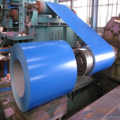 Χρωματισμένη επιφάνεια 0,12 mm-0,6 mm Προμήθεια Πρωταρχική Προχρωματισμένη Σιδηροτροχιά Ρολ PPGL PPGI Coil