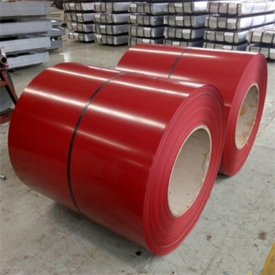 Χρωματισμένη επιφάνεια 0,12 mm-0,6 mm Προμήθεια Πρωταρχική Προχρωματισμένη Σιδηροτροχιά Ρολ PPGL PPGI Coil