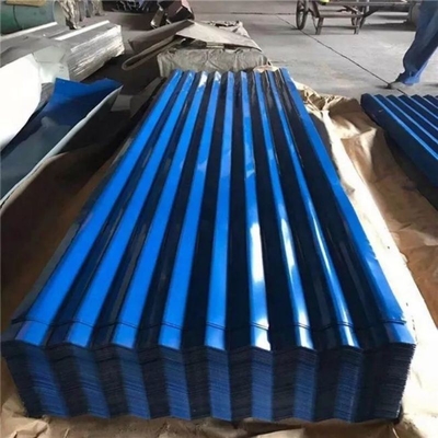 Προεπιχρισμός S235jr/S355jr/Ss400/St37 Ζυγισμένο φύλλο μεταλλικής οροφής κυματοειδές φύλλο χάλυβα