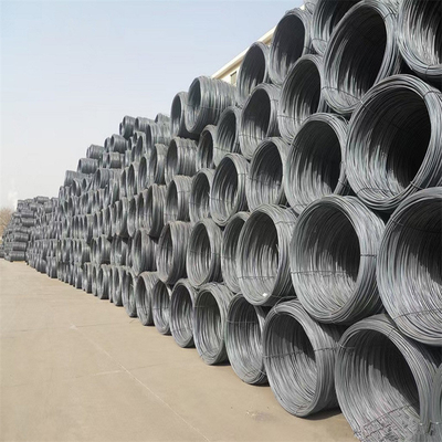 ASTM Standard Hot DIP Galvanized Black Surface Low Carbon Steel Wire Rod για το κτίριο