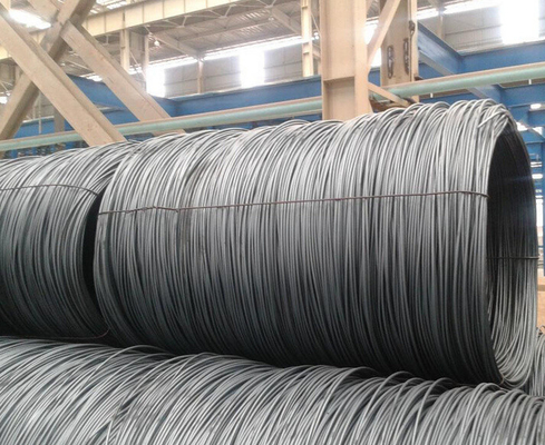 5.5mm-12.0mm Ζεστό έλασης σύρμα Q195/Q235 Ατσάλινο σύρμα για σχοινί κατασκευής
