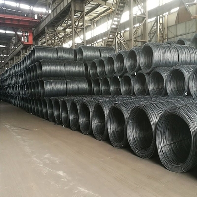5m-14m Plain End Q195 Low Carbon Steel Wire Rod SAE 1008 σε κυλίνδρους για BS Standard Netting