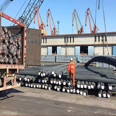 HRB 400 HRB 355 HRB 600 Σιδηροδρομική σιδηροτροχιά με θερμό ελαστικό με GB DIN ASTM JIS En GOST Standard