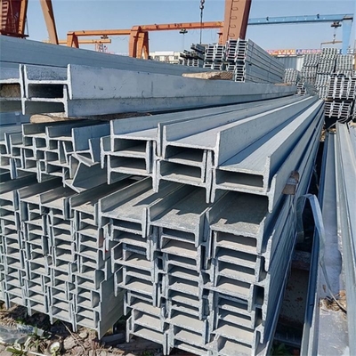 Q235 ASTM Χάλυβα άνθρακα H- σχήμα δοκάρι για δοκάρια στήριξης στέγης Προσαρμογή και IS0 πιστοποιημένο