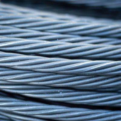Q195/Q235 Χαμηλό άνθρακα σύρμα χάλυβα σχοινί 1.0mm-120mm 1*7 7*7 1*19 7*19 Προσαρμοσμένο αίτημα