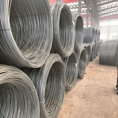 5.5mm 6.5mm SAE1006 SAE1008 Χαμηλό άνθρακα καυτό έλαση συρματόπλεγμα στη σπείρα με ομαλή επιφάνεια