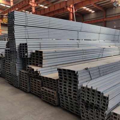 DIN S235jr S275jr U σχήμα προσαρμοσμένο σε C διαστάσεις χάλυβα καναλιού