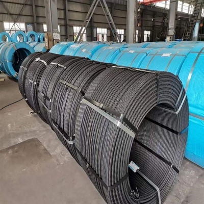 1860MPa χαμηλής χαλάρωσης PC Strand Steel Wire Rope για σκυρόδεμα 7 Wire 21.6mm επιφάνεια