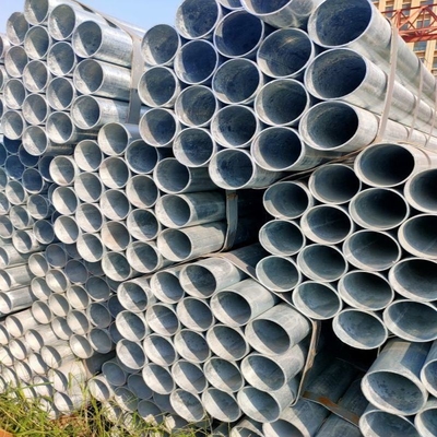 1/4&quot;-48&quot; διάμετρος Ζυγισμένο ατσάλινο σωλήνα με υψηλό στρώμα ψευδαργύρου και πάχος 0,3-40mm