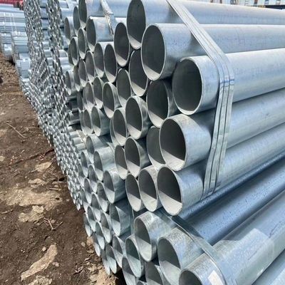 1/4&quot;-48&quot; διάμετρος Ζυγισμένο ατσάλινο σωλήνα με υψηλό στρώμα ψευδαργύρου και πάχος 0,3-40mm