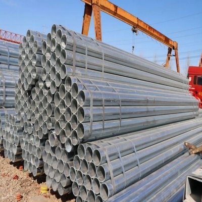 Ζεστό DIP Ζαλβανισμένο σωλήνα/σωλήνα 30g-275g στρώμα ψευδαργύρου 1% ανοχή BS πρότυπο για υψηλή πώληση