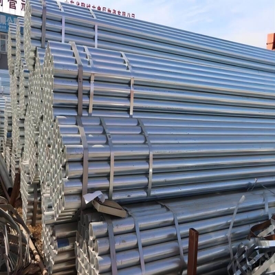 Ζυγισμένος Q235 Q335 Ss400 Gi σωλήνας από χάλυβα Pre Hot DIP Ζυγισμένος σωλήνας για την κατασκευή