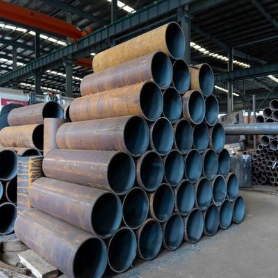 DN350 DN400 Στρογγυλό τμήμα Σχήμα API 5L X65 Σπειροειδής συγκολλημένος σωλήνας από μαύρο ήπιο ατσάλι άνθρακα