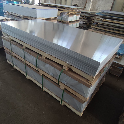 3003 3004 3105 H24 H14 Ho Mill Finish Aluminium Sheet/Plate with Blue PVC Film Διαθέτουν απόθεμα