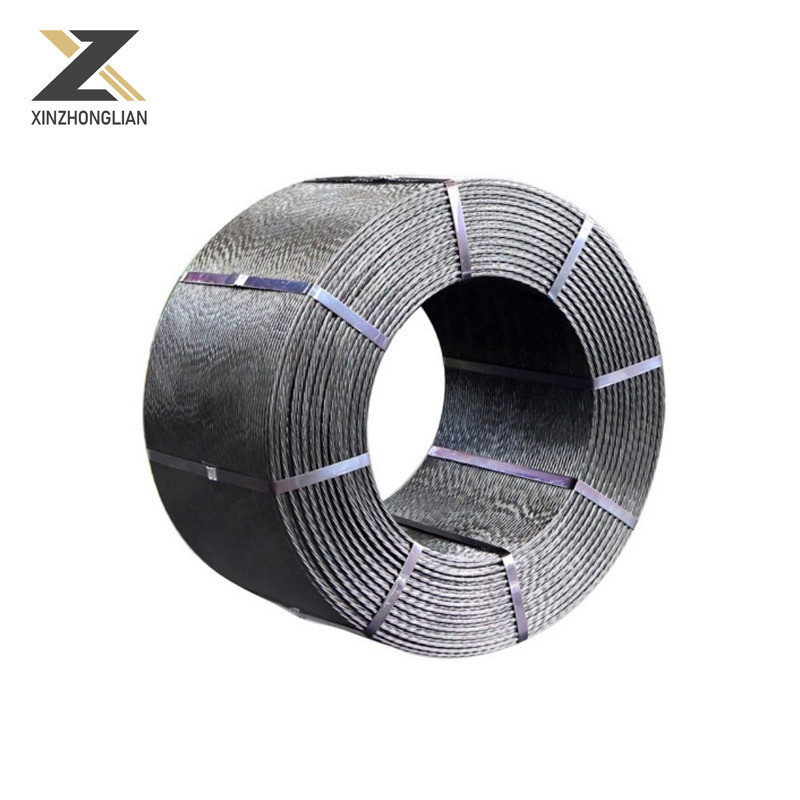 Χαμηλή χαλάρωση 7 καλώδια 1X7 1X19 7X7 15.2mm 15.24mm 12.7 mm PC Χάλυβα Ζυγισμένο σιδηροδρομικό σχοινί